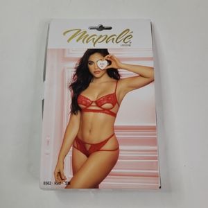 MAPALÉ Lingerie Red 2pc Set